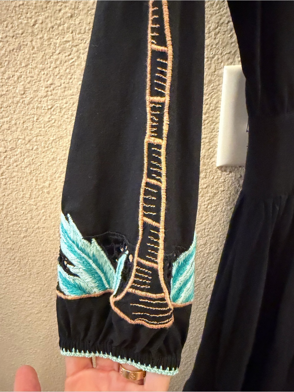 NWOT Chasing Unicorns 🌴 Night Palm dress Small - Picture 8 of 16